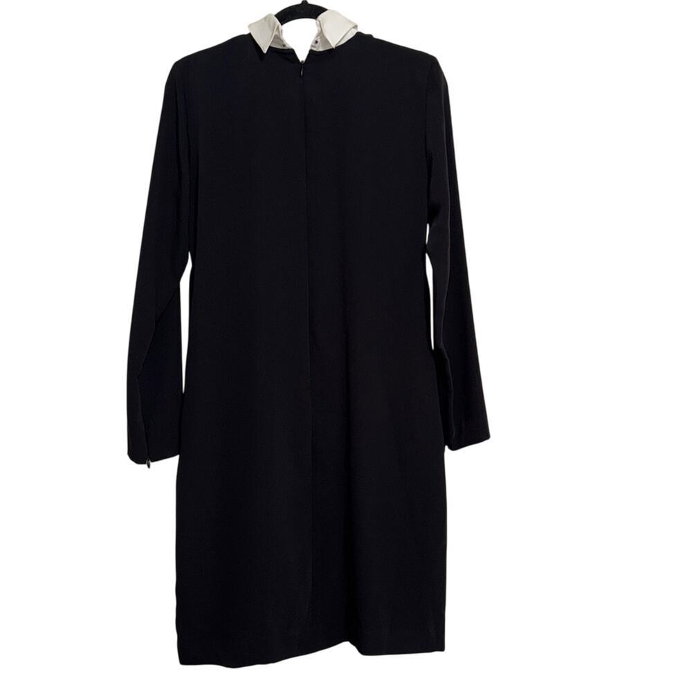 Ralph Lauren Black Collard Shift Dress Size 6 - Picture 4 of 9